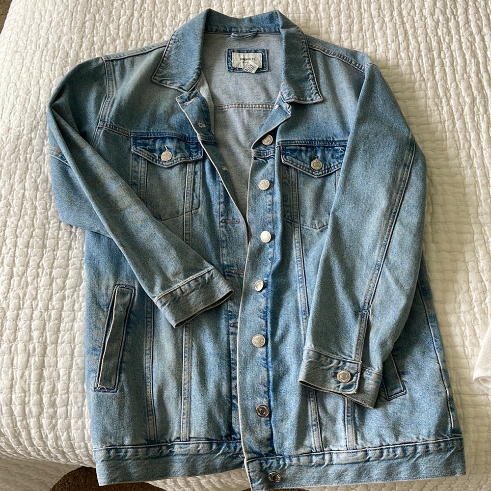 oversized jean jacket